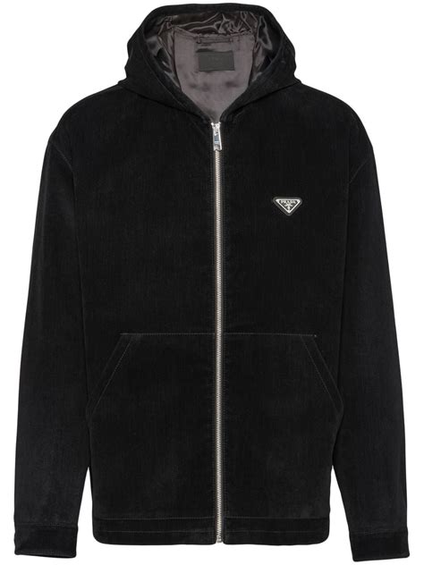 Prada zip hoodie